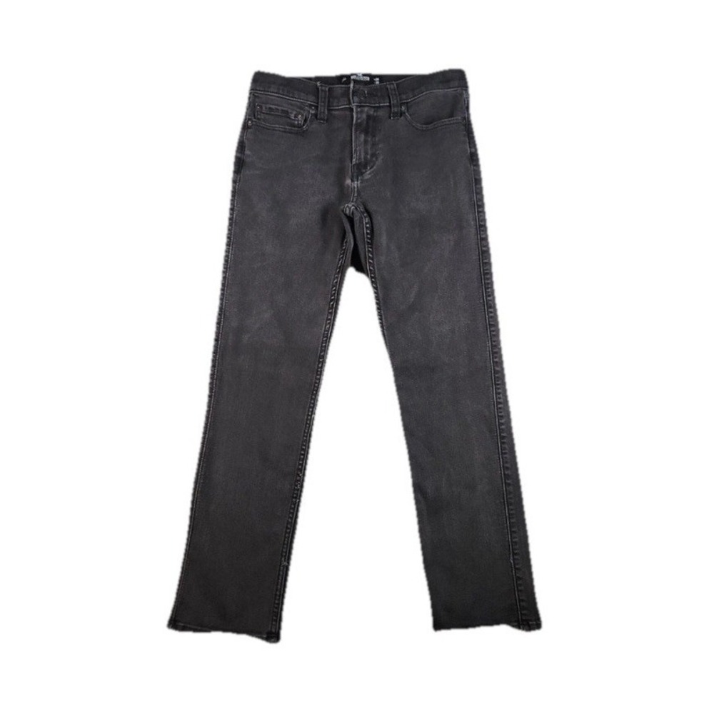 Hollister Jeans Men's 29x30 Slim Straight Advanced Stretch Denim Black Pants